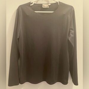 Black long sleeve top
